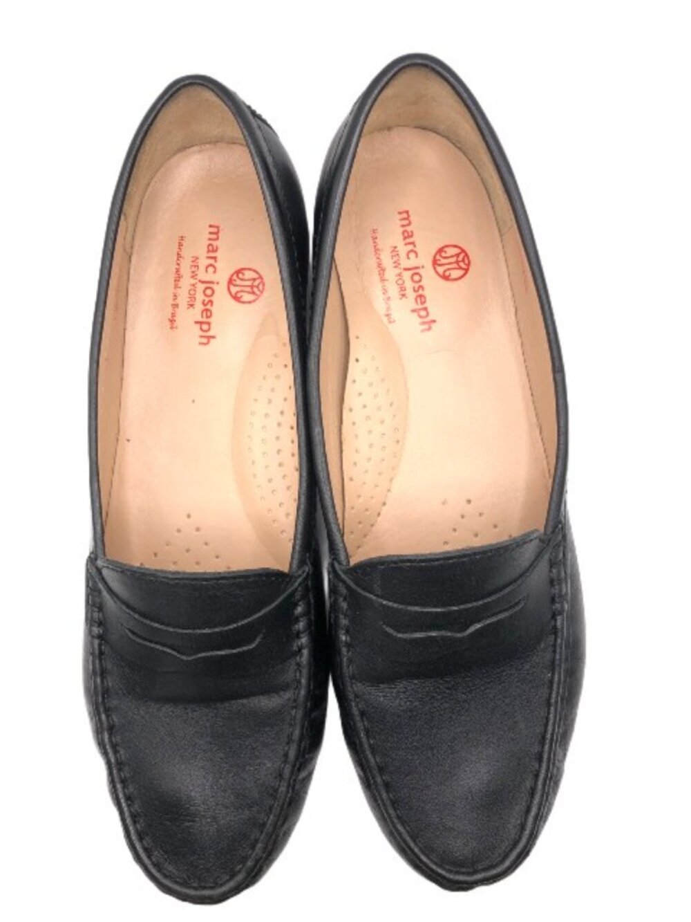 Marc Joseph New York Lexington Black Leather Driver Loafers 9.5 - Picture 2 of 14